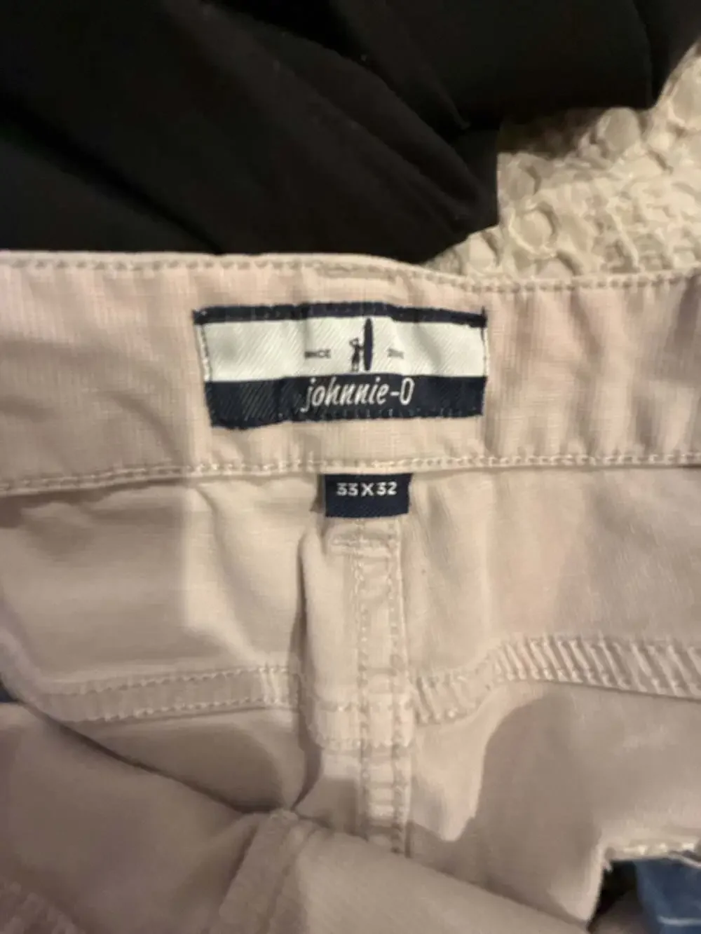 johnnie-O Men's Slim Fit Casual Pants, Khaki/Tan, Size 33x32